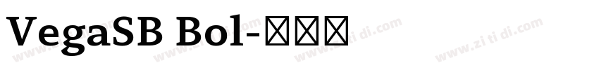 VegaSB Bol字体转换